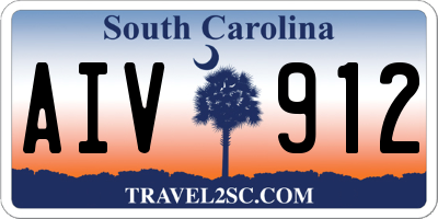 SC license plate AIV912