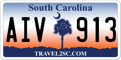 SC license plate AIV913