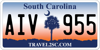 SC license plate AIV955