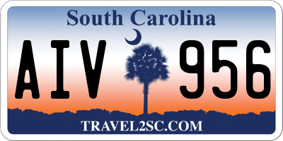 SC license plate AIV956