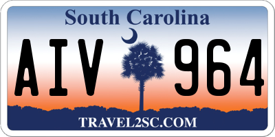 SC license plate AIV964