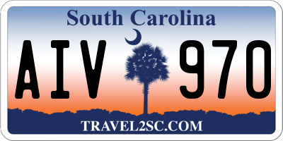 SC license plate AIV970
