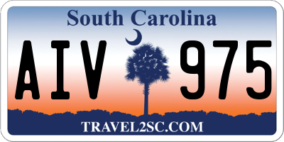 SC license plate AIV975