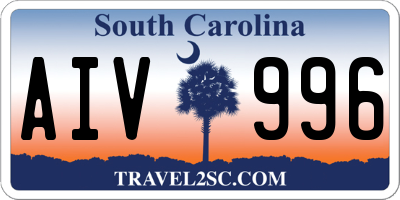 SC license plate AIV996
