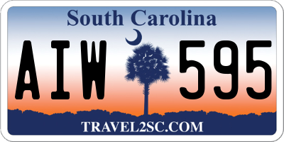 SC license plate AIW595