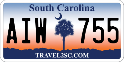 SC license plate AIW755