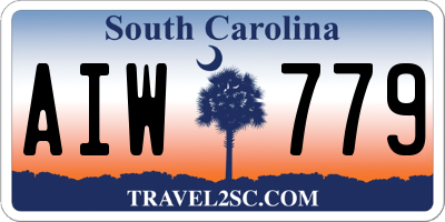 SC license plate AIW779