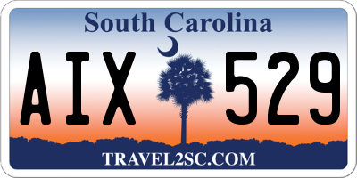 SC license plate AIX529