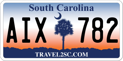 SC license plate AIX782