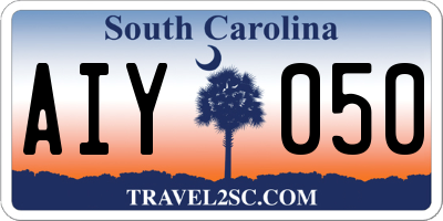 SC license plate AIY050