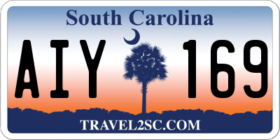 SC license plate AIY169