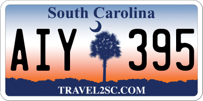 SC license plate AIY395