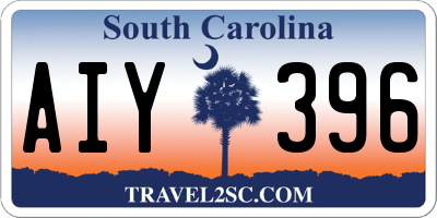 SC license plate AIY396