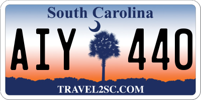 SC license plate AIY440
