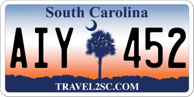 SC license plate AIY452