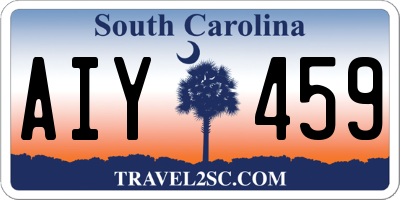 SC license plate AIY459