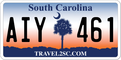 SC license plate AIY461