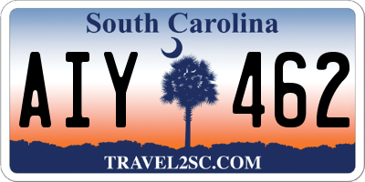 SC license plate AIY462