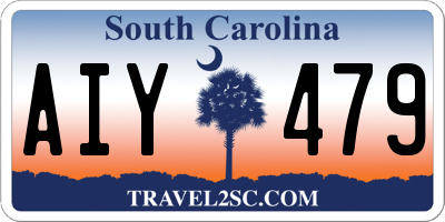 SC license plate AIY479