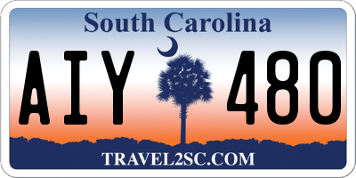 SC license plate AIY480
