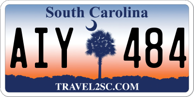 SC license plate AIY484