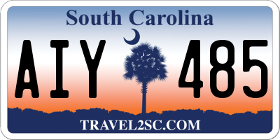 SC license plate AIY485
