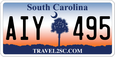SC license plate AIY495