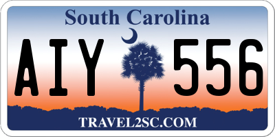 SC license plate AIY556