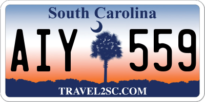SC license plate AIY559
