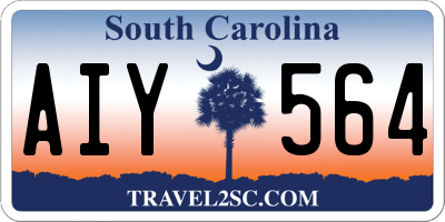 SC license plate AIY564