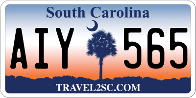 SC license plate AIY565