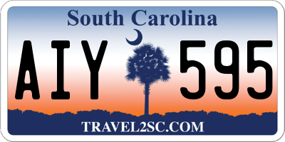 SC license plate AIY595