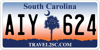 SC license plate AIY624