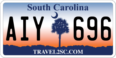 SC license plate AIY696