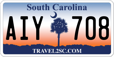 SC license plate AIY708