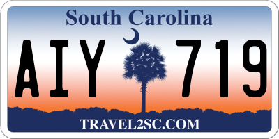 SC license plate AIY719