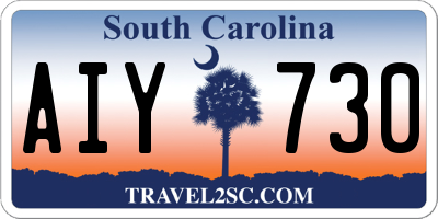 SC license plate AIY730