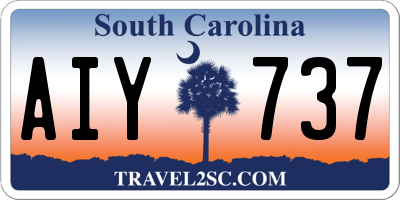 SC license plate AIY737