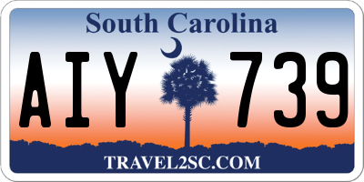 SC license plate AIY739