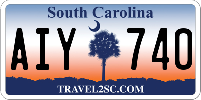 SC license plate AIY740