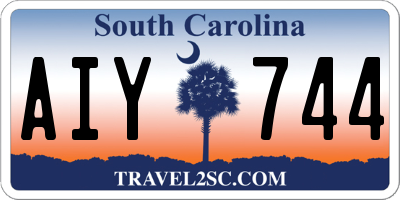 SC license plate AIY744