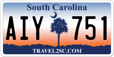 SC license plate AIY751