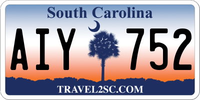 SC license plate AIY752