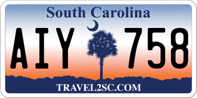 SC license plate AIY758