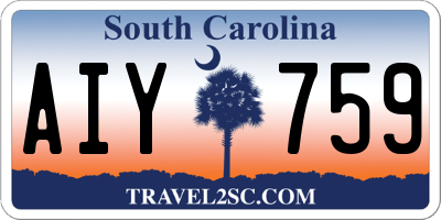 SC license plate AIY759