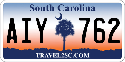 SC license plate AIY762