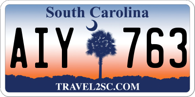 SC license plate AIY763