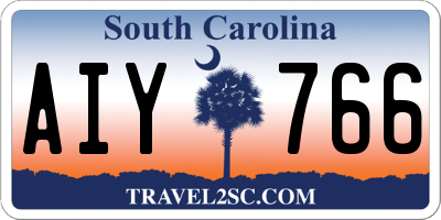 SC license plate AIY766