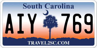 SC license plate AIY769