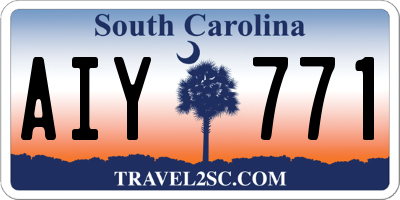 SC license plate AIY771